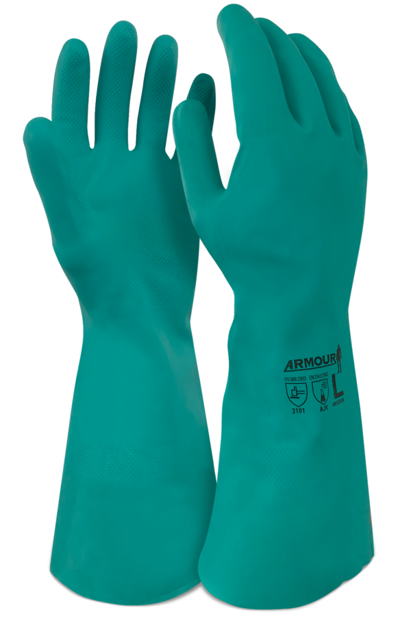 Armour Safety Products Ltd. - Armour Green Nitrile Interface Glove