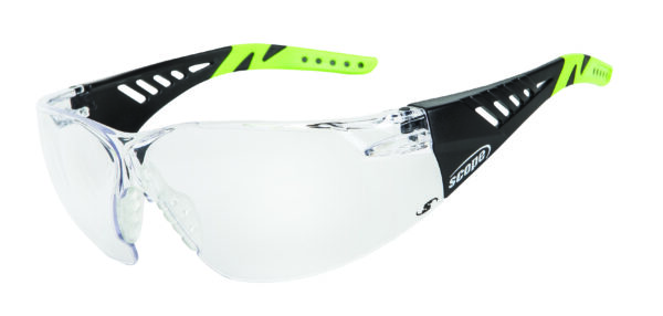 Armour Safety Products Ltd. - Scope Biosphere Black /Lime Green Temple Clear Lens