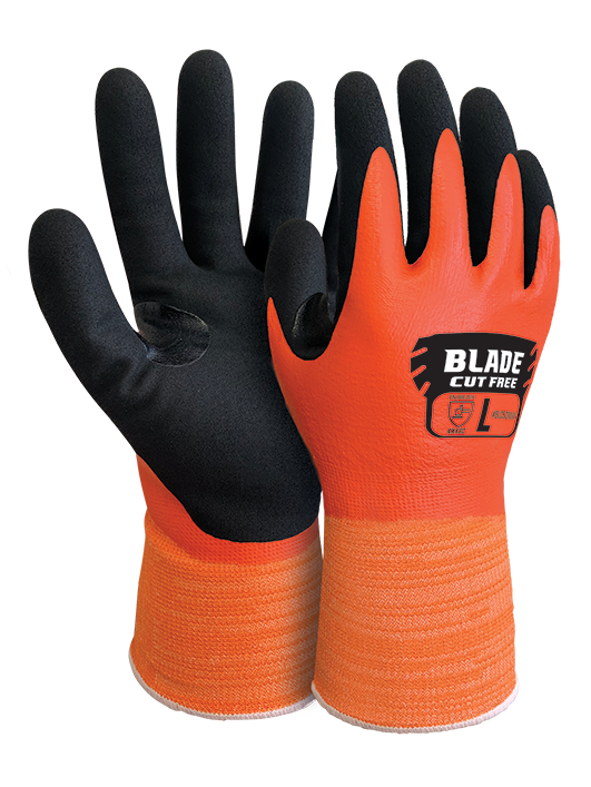 Armour Safety Products Ltd. - Blade Cut 5 Orange Foam Nitrile Full Coat Glove