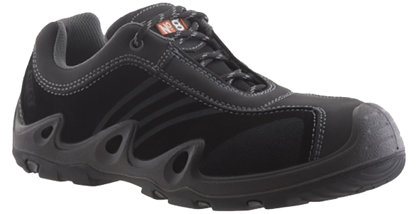 Armour Safety Products Ltd. - No8 Black Track Safety Shoe – Black/Grey
