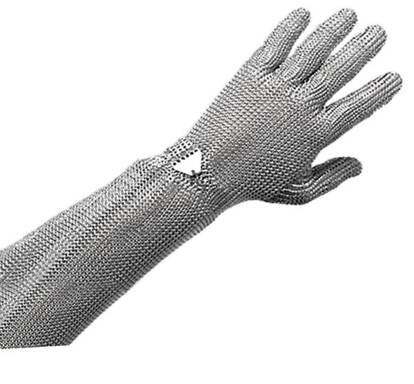 Armour Safety Products Ltd. - Falcon Chain Mesh Hook Closure Glove with – 19cm Cuff