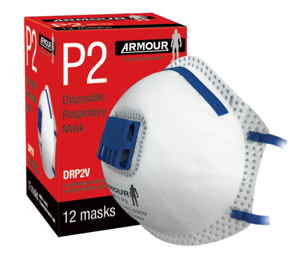 Armour Safety Products Ltd. - Armour Disposable Respirator Valve Mask – P2