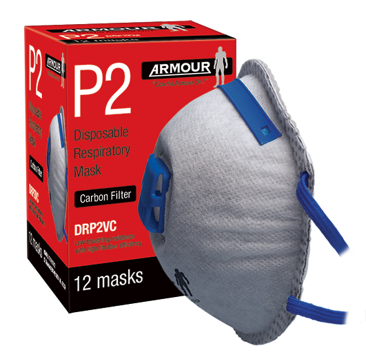 Armour Safety Products Ltd. - Armour Disposable Respirator Carbon Valve Mask – P2