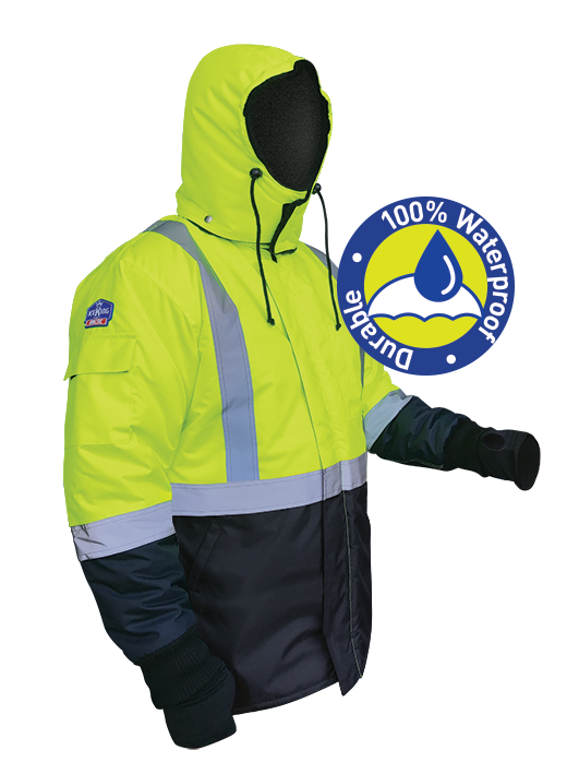 Armour Safety Products Ltd. - IceKing Yellow/Navy Waterproof Jacket