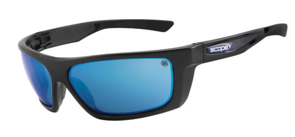 Armour Safety Products Ltd. - Scope Flash Jet Black Gloss Blue Mirror Lens