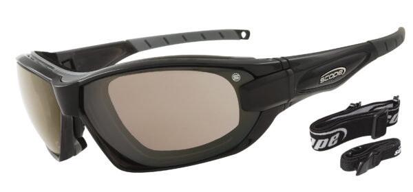Armour Safety Products Ltd. - Scope Genisys Plus Black Frame Eclipse Lens /Gasket/Strap