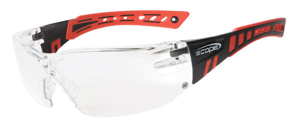 Armour Safety Products Ltd. - Scope Speed Red/Black Frame Titanium Clear Lens