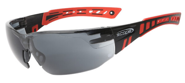 Armour Safety Products Ltd. - Scope Speed Red/Black Frame Titanium Smoke Lens
