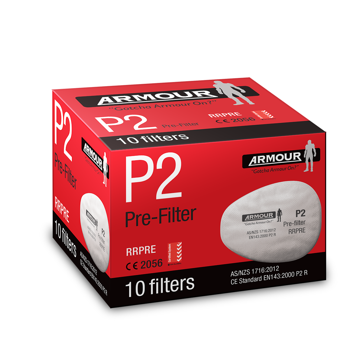 Armour Safety Products Ltd. - Armour Prefilter – P2 (Pair)