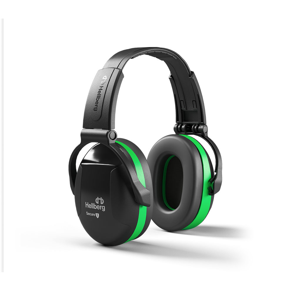 Armour Safety Products Ltd. - Hellberg S1F Green Foldable Earmuff – Class 4