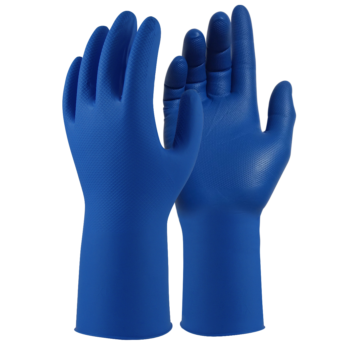 Armour Safety Products Ltd. - Blue Armour Heavy Duty Disposable Nitrile Grip Glove – 30cm