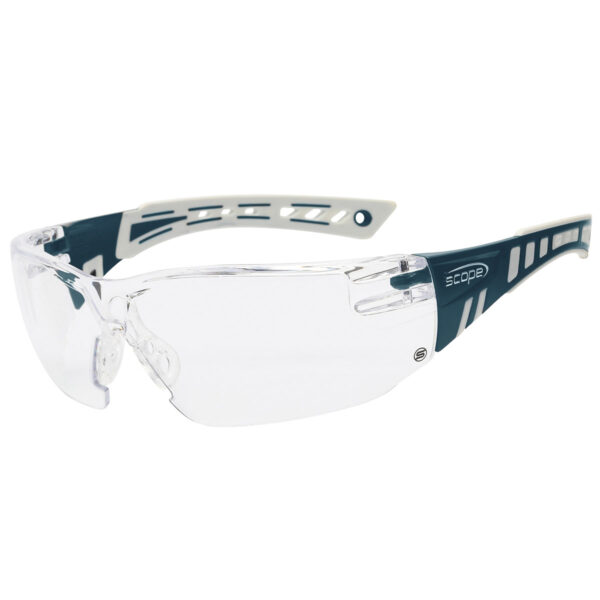 Armour Safety Products Ltd. - Scope Speed White/Navy Frame Clear Lens