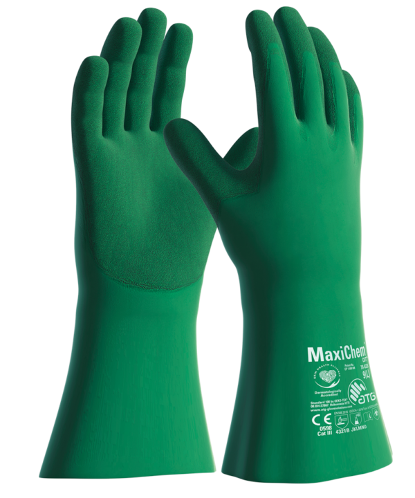 Armour Safety Products Ltd. - MaxiChem Cut 3 Nitrile Tritech Gauntlet 35cm