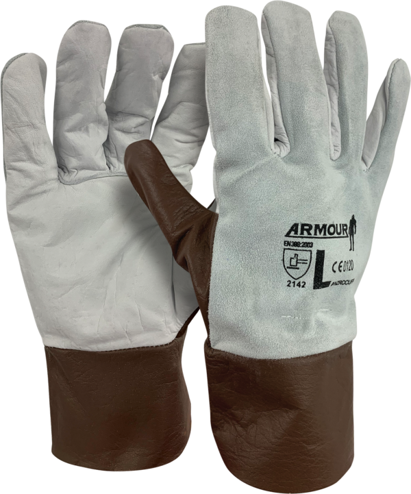 Armour Safety Products Ltd. - Armour Leather Refinery Cuff Glove – Size Large