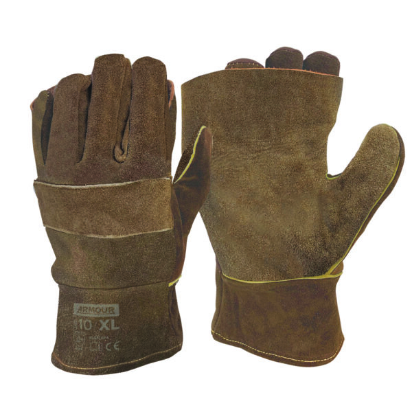 Armour Safety Products Ltd. - Armour Waterproof Leather Flapper Glove