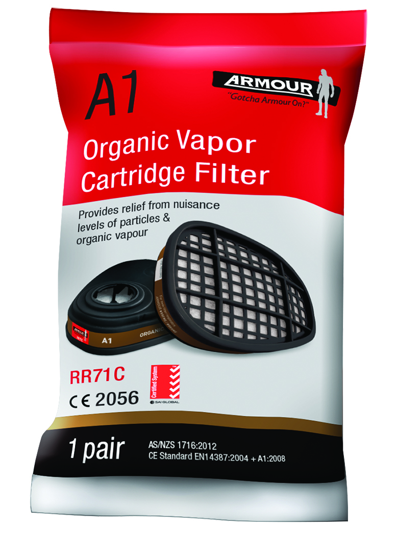 Armour Safety Products Ltd. - Armour Organic Vapor Cartridge – A1